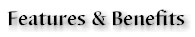 Features & Benefits